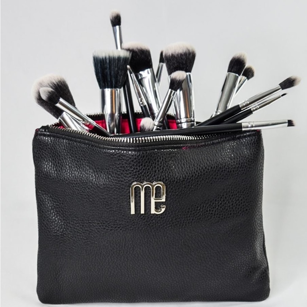 Set of makeup brushes